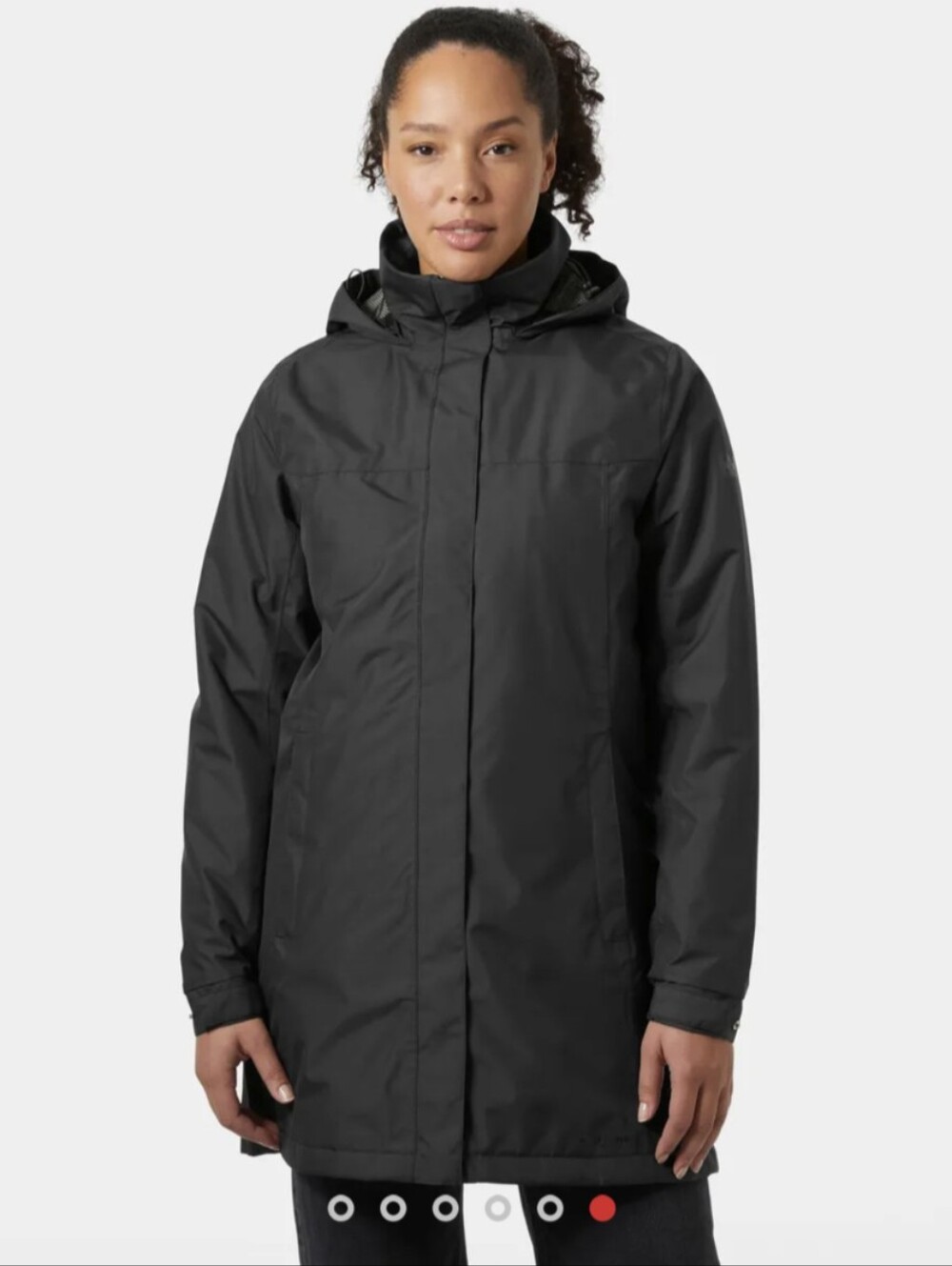 Helly Hansen Aden Long Insulated Rain Jacket Coat Waterproof 4X Plus Size Black